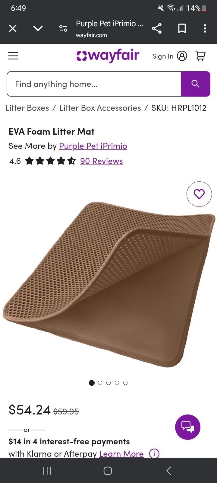 Cat Litter Mat