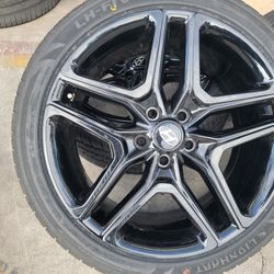 19 " Glossy Black Wheels With New Tires For NISSAN ALTIMA 