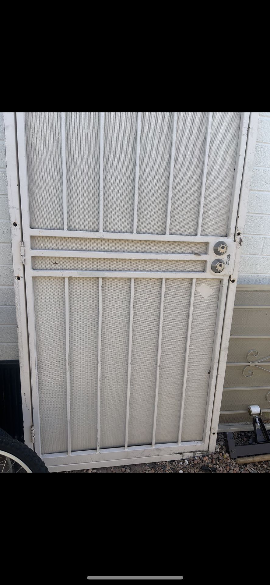 Screen Metal Door