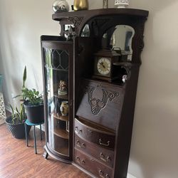 Antique Curio Cabinet 