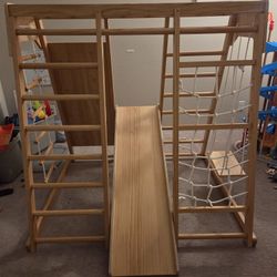 Wooden kids play structure