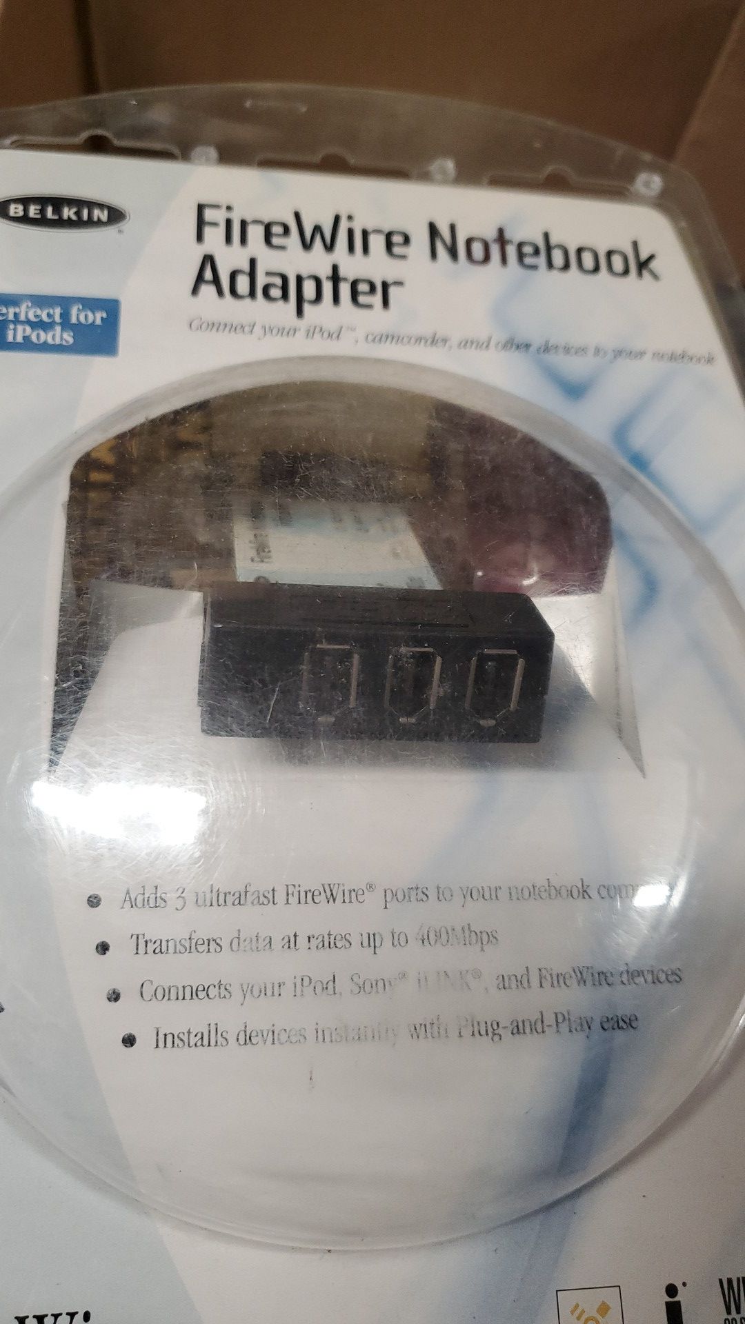 Belkin firewire notebook adapter pcmcia