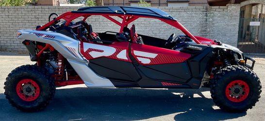 2024 Can-Am Maverick X3 Max XRS Turbo RR for sale 1390 miles and 105 hours ​72 inch wide wth 200 HP Electric Start Fully automatic Transmission Horn