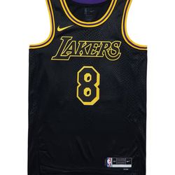 Nike Kobe Mamba Mentality Los Angeles Lakers City Edition  Swingman  Jersey(FW23) Black