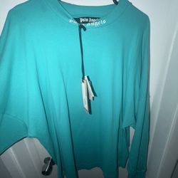 Palm Angles Teal Logo Tee 