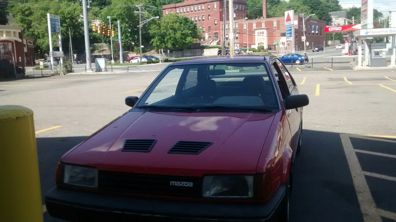 86 Mazda 323 with a GTX motor Turbo