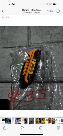 Batería nueva dewalt de 20 voltios