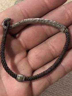 Designer sterling silver bracelet