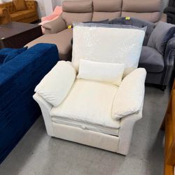 360° Swivel Accent Chair, 38" Oversized Livingroom Armchair with Hidden Storage Place, Adjustable Back & Arm Pillows, Beige