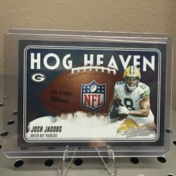 2025 Panini Absolute JOSH JACOBS HOG HEAVEN insert #HH-JJS Packers