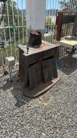 Vintage Franklin Wood Burning Stove