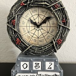 The Nightmare Before Christmas Clock