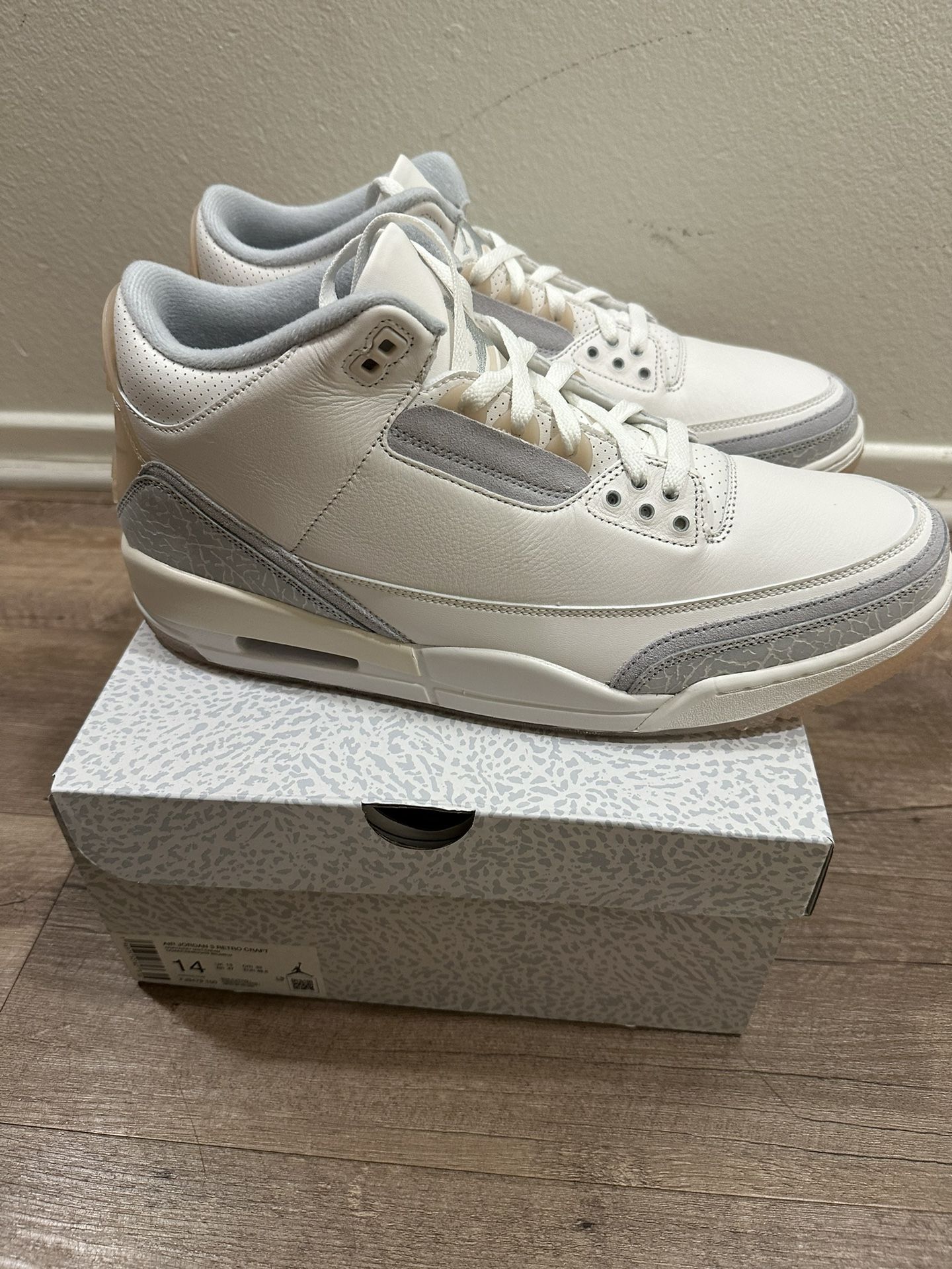 New Men’s Jordan 3 Craft Ivory