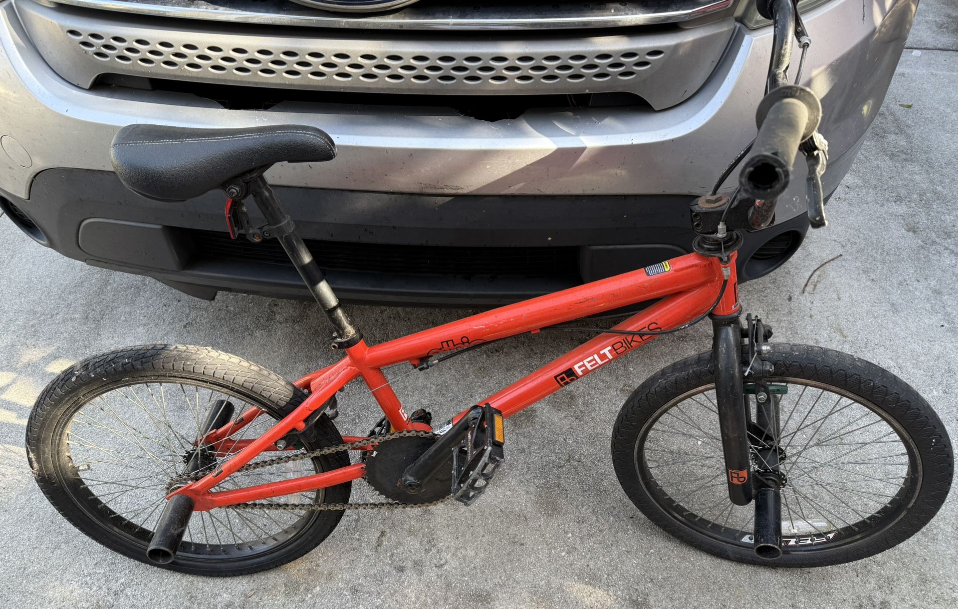 Red Felt BMX Bike