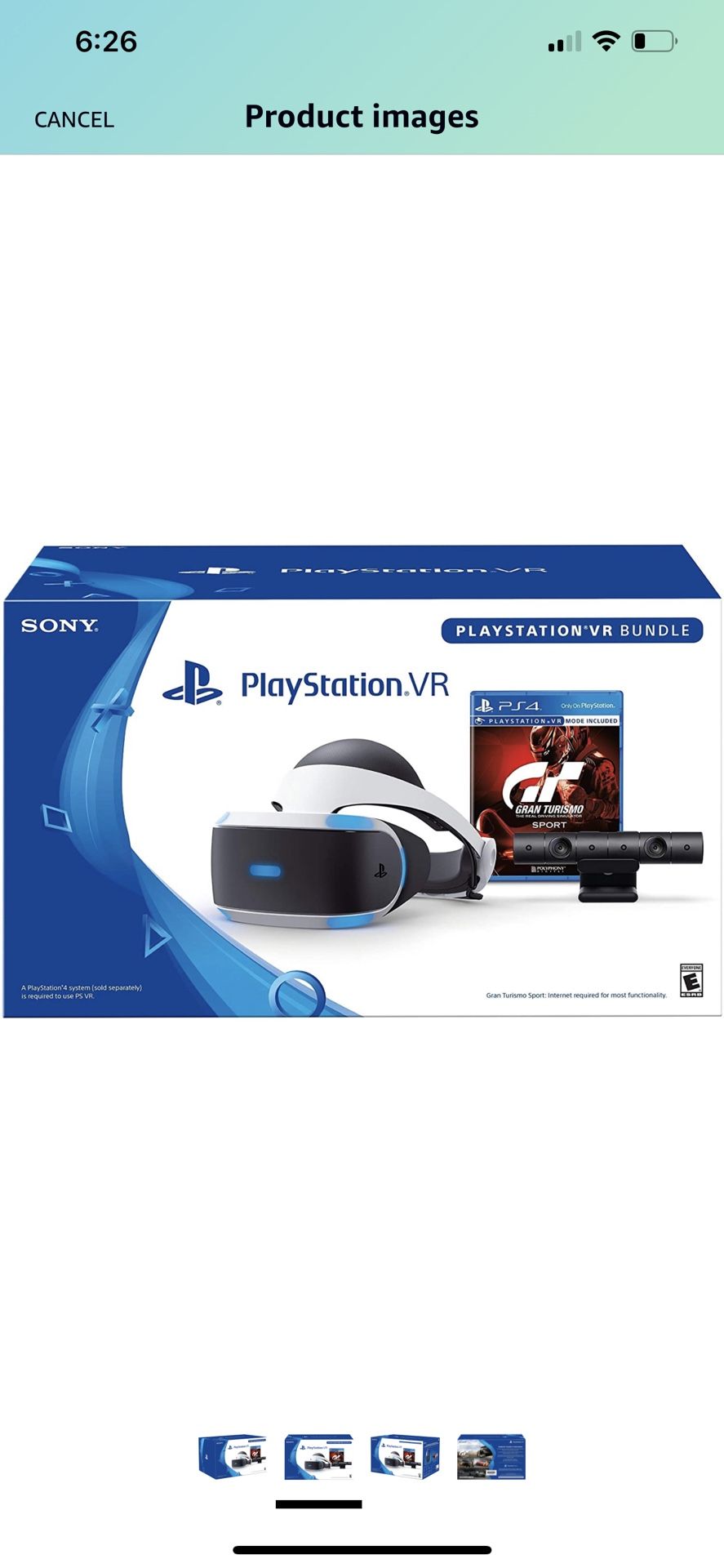 Sony PlayStation VR Gran Turismo Sport Bundle