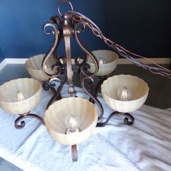 Ceiling light 5 lamp Dining/Entry