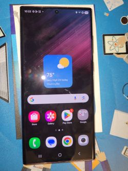 Samsung Galaxy S22 Ultra 256 gb  Unlocked,  Burgundy