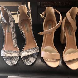2 Pairs Steve madden Izzy Size 8M