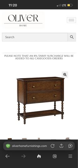 Oliver Home Caninet new and gorgeous  !!