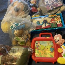 Vintage Disney Mickey Mouse Patington Stuff Plush Teddy Bear Lot Reseller Collection 