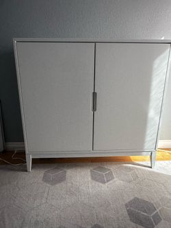 White kitchen cabinet or pantry