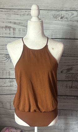Forever 21 Brown Bodysuit size small 