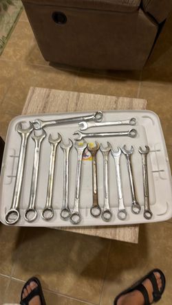 “13-piece SAE combination wrench lot –