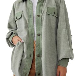 Free People Shirt Jacket