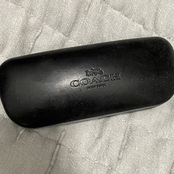 Coach New York Classic Genuine Black Hard Sunglasses Case 