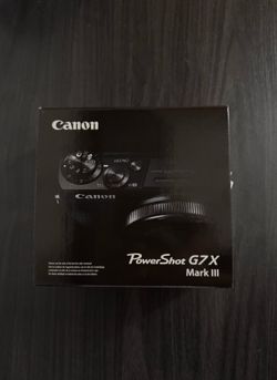 Canon G7x Mark III