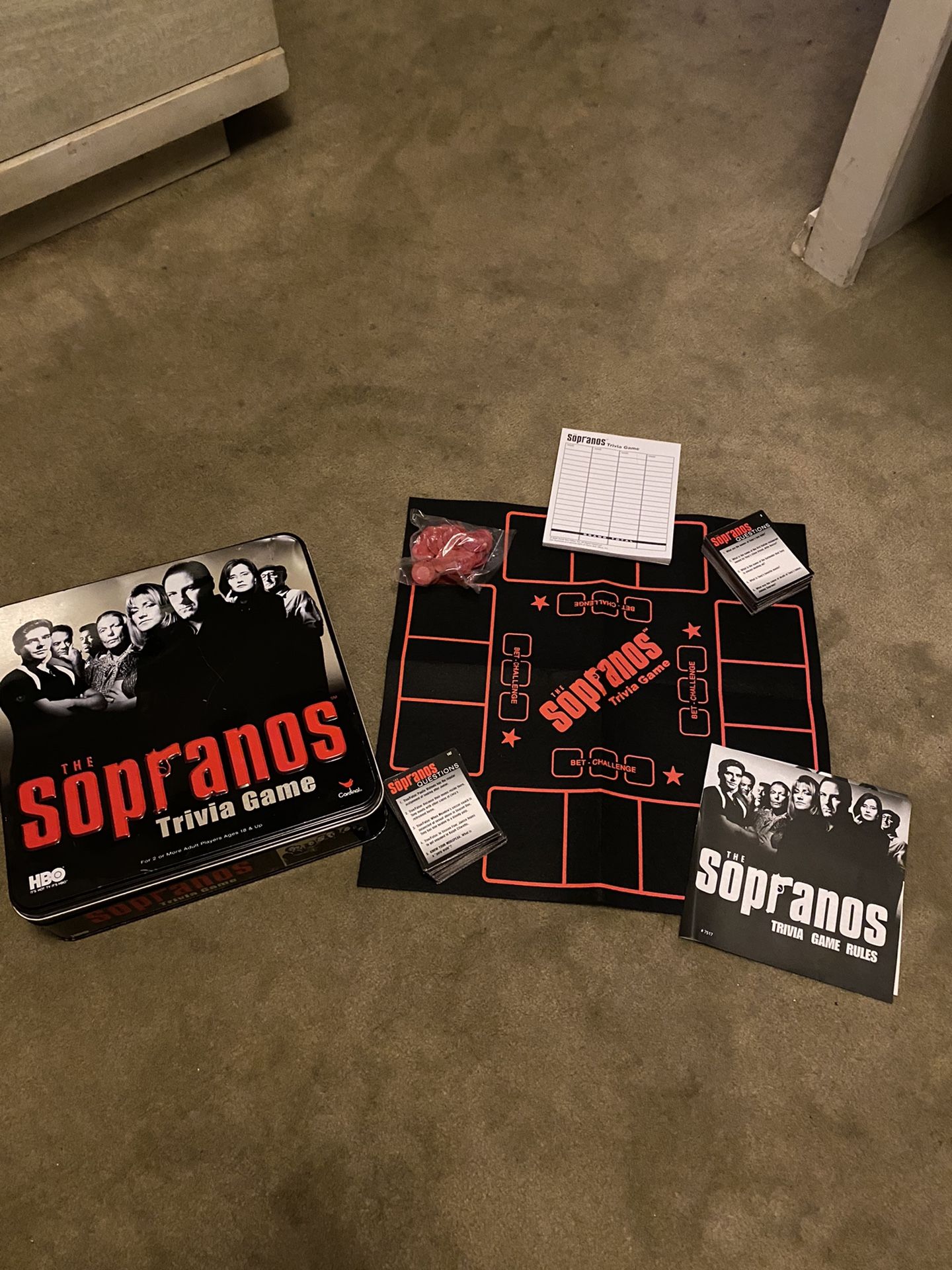 Sopranos Trivia Board Game