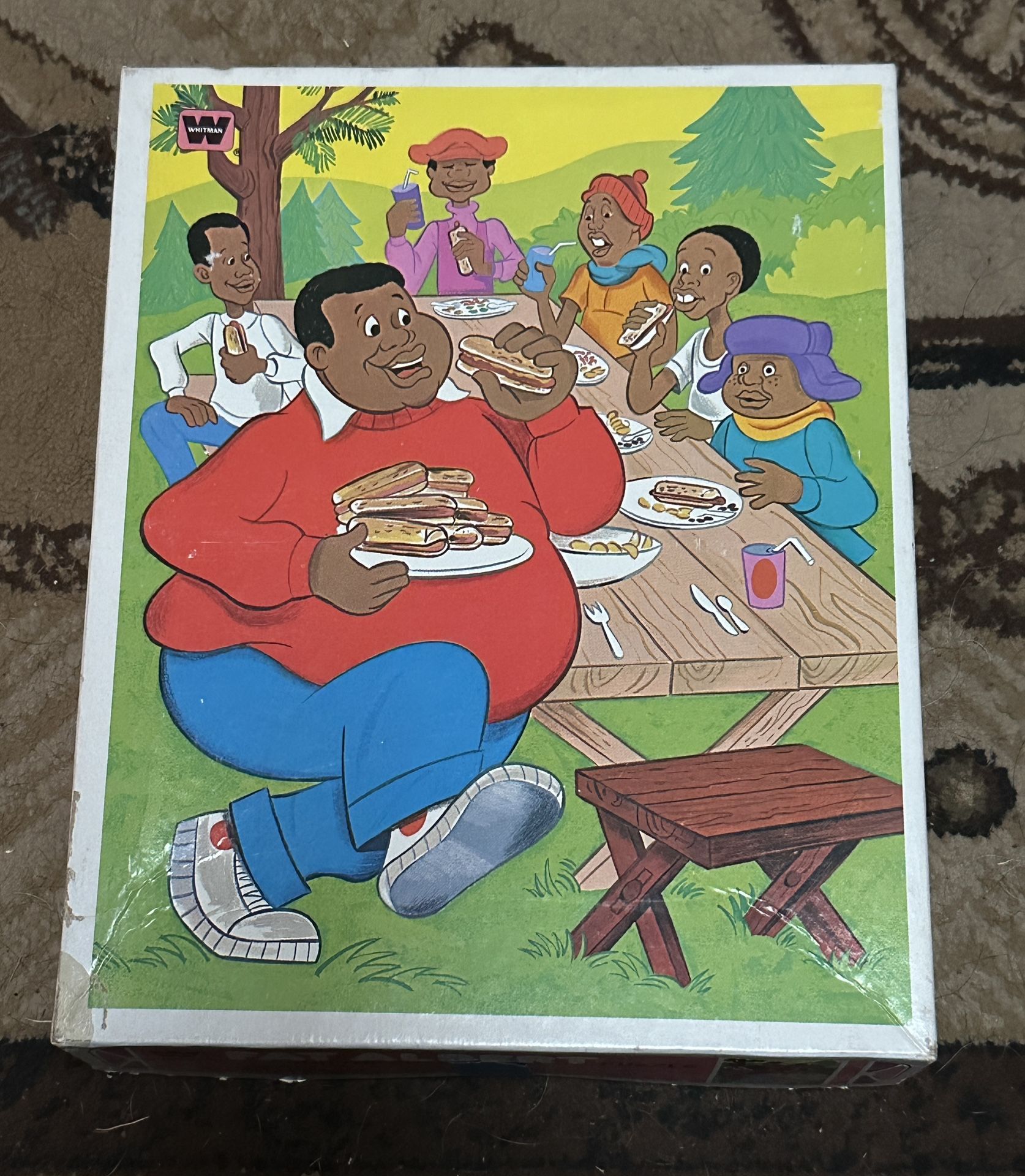 Vintage Fat Albert and Cosby Kids Whitman 100 piece Jigsaw Puzzle 1975