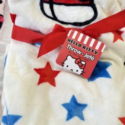 Hello Kitty 4th Of July Blanket 