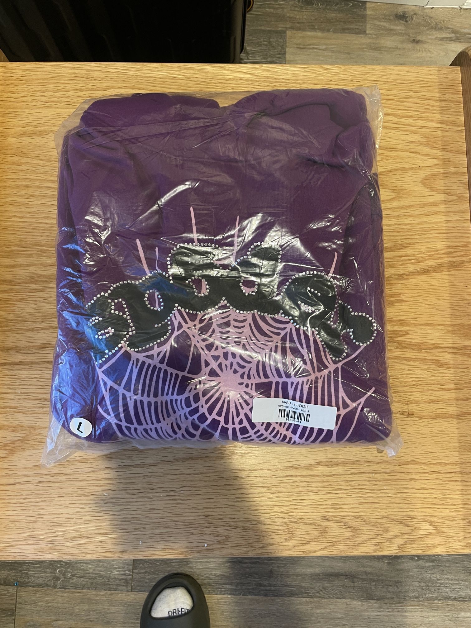NEW Sp5der Web Hoodie Purple AUTHENTIC 