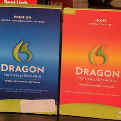Dragon Naturally Speaking Premium or Home Editions