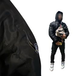 Black Bomber Jacket
