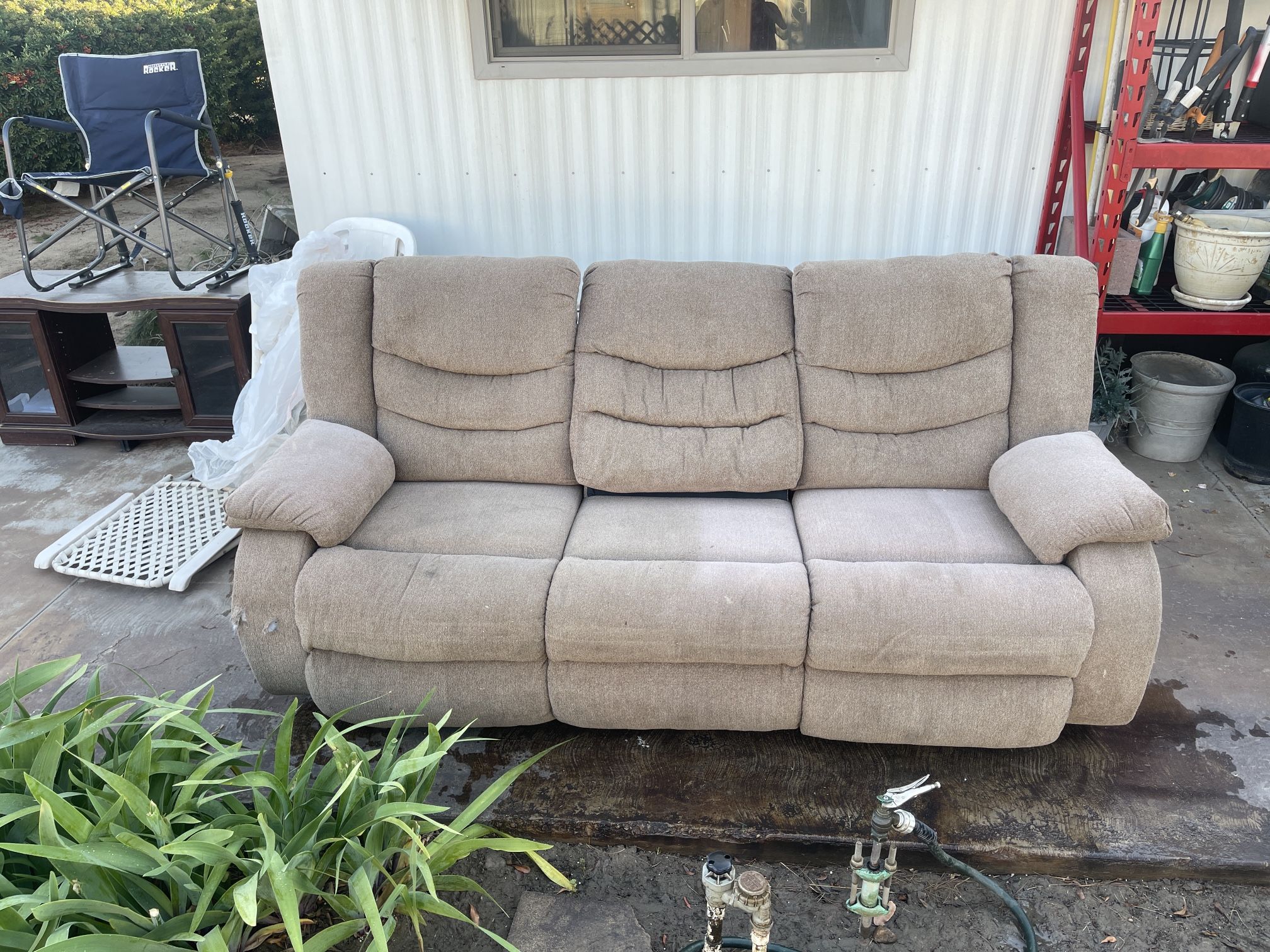 Couch W/ 2 Recliners