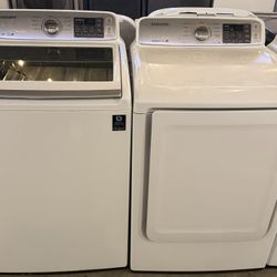 SAMSUNG- BEAUTIFUL SET WASHER AND DRYER GAS IN EXCELLENT CONDITION 
