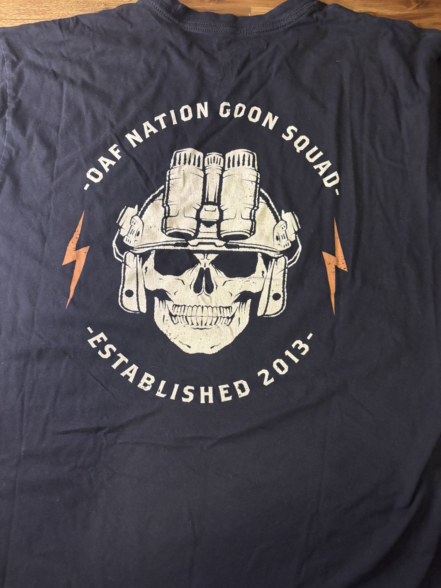 This is an OAF Nation Goon Squad T-shirt XL