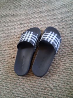 Burberry Check slides