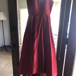 Beautiful Red Prom Dress Worn Once From Macys Originally $250 