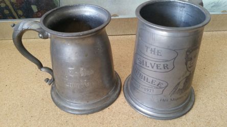 Antique silver pewter