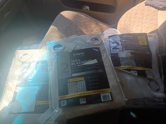 7 pack blackout eclipse curtains for 30$
