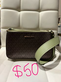 Green Michael Kors Purse