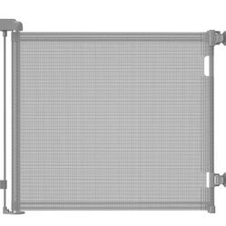 Retractable Baby Gate for Doorways and Stairs,  Gate for Pet, Indoor & Outdoor Use, 33.6" Tall. 2028Y