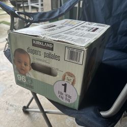 Size 1 diapers Kirkland brand, $10/each