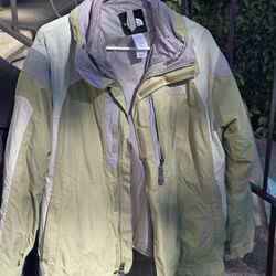 GIRLS NORTHFACE JACKET XL GREE 