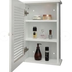 New in box 📦 Bathroom Hanging Medicine Shutter Door Cabinet Three compartment Medicine cabinet  Storage 