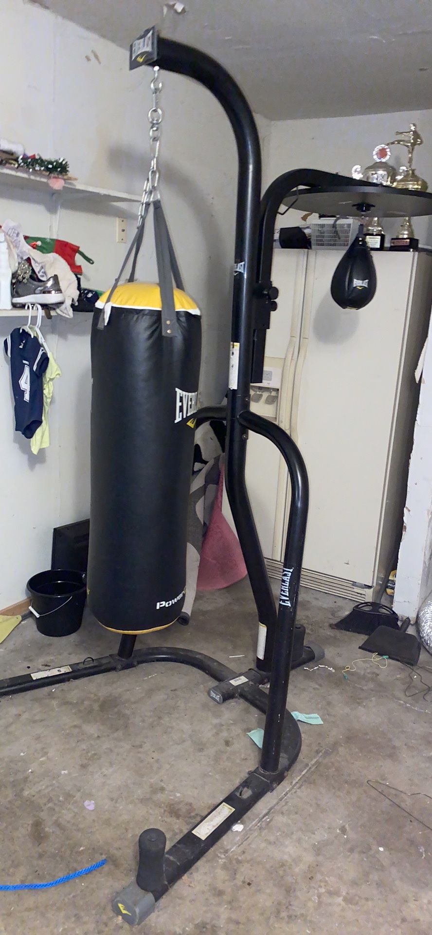 Punching bag and speed bag