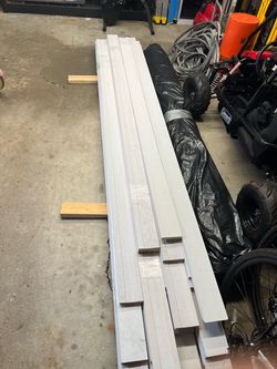 White Painted Wood Trim